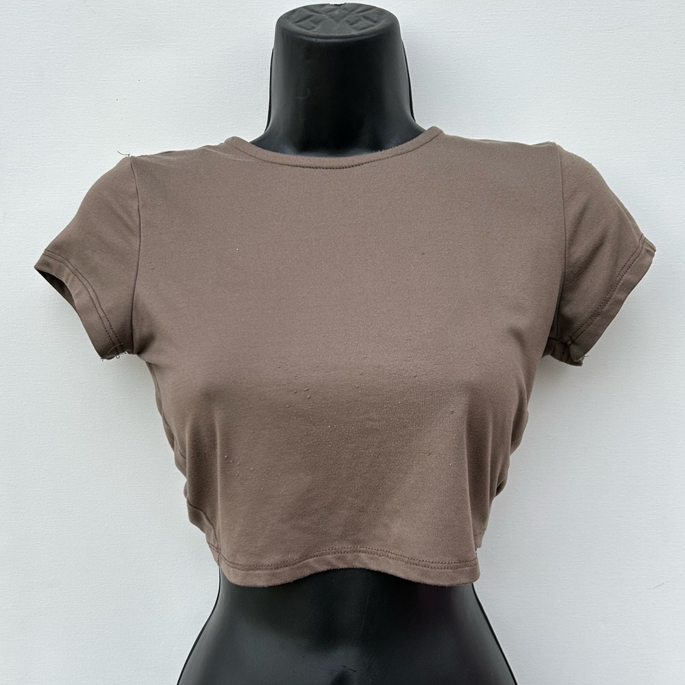 CrossTie Open Back crop top